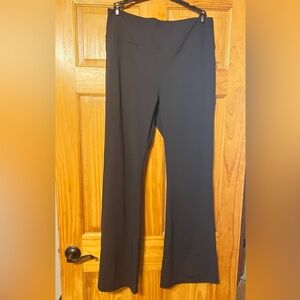 HALARA Elegant Black Flared Pants